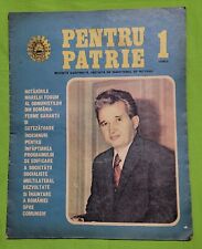 President Nicolae Ceausescu propaganda magazine for the homeland Romania 1983/1 picture