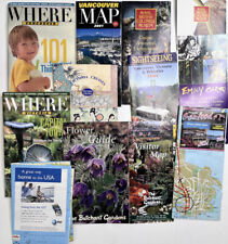 Canadian Travel Brochures Flyers Maps Menus Entertainment Lot Vancouver Etc 2001 picture