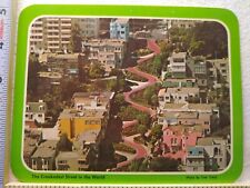 Postcard The Crookedest Street Lombard Street San Francisco California USA picture