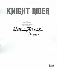 WILLIAM DANIELS SIGNED AUTOGRAPH SCRIPT - KITT KNIGHT RIDER BECKETT BAS 3 picture