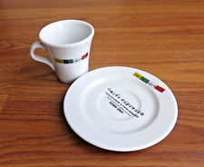 Vintage Rome Piazza Navona  Collector’s Espresso Cup  and matching Saucer  2004 picture