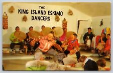 Postcard AK The King Island Eskimo Dancers Alaska Airlines UNP B2 picture