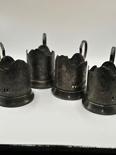 Russian ( USSR )Vintage Cup Holders set of 4 picture