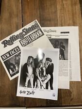 1989 Press Kit W/ Photo Enuff Z’nuff, Music, Debit Rock Glam Metal Hair Band picture