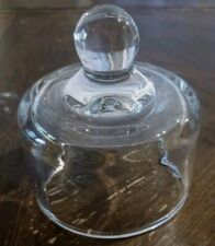 Vtg Tiny Glass Cloche picture