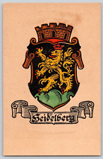 Vintage Postcard~ Beautiful Heidelberg, Germany Crest picture