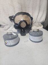 Soviet Russian Military Gas Mask Full Face Panoramic  # 1    NEW + 2 Filters picture