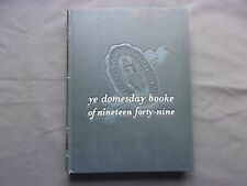 Vintage Yearbook Annual Georgetown University Ye Domesday Booke 1949 49 DC picture