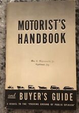 General Motors Book Motorist's Handbook Progress 1940s Buyers Guide Vintage picture