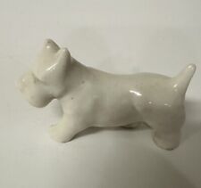 VINTAGE West Highland Terrier Dog Figurine Ceramic Porcelain Japan picture