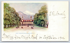 Postcard 1902 Antique Pikes's Peak from Colorado Springs 