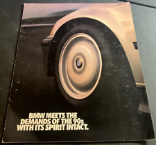 1991 BMW Technology - Vintage Original 6-page Dealer Sales Brochure - ENGLISH picture