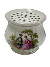 Early 18th Century Meissen Polychrome Pounce Pot or Hat Pin Holder picture