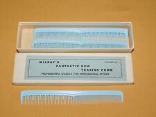 VINTAGE PROFESSIONAL STYLIST 5 WILRAY'S FANTASTIC NEW TEASING COMBS IN BOX picture