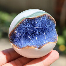 Blue Natural Goethite Crystal Quartz Energy Ore Healing  Mineral Specimen picture