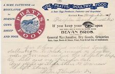 U.S. Pratts Food Logo Haviland 1903 Use Pratts Poultry Food Slogan Letter  43486 picture