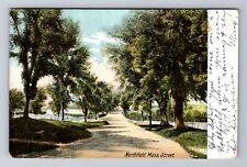 Northfield MA-Massachusetts, Street View, Antique, Vintage c1906 Postcard picture