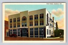 Jonesboro AR-Arkansas, Hotel Noble, Antique Vintage Souvenir Postcard picture