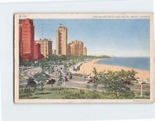 Postcard Lake Shore Drive and Oak Street Beach Chicago Illinois USA picture