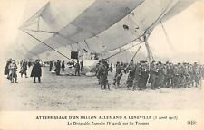 CPA AVIATION GERMAN BALLOON LANDING IN LUNEVILLE 1913 THE ZEP AIRSHIP picture