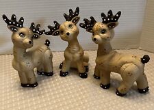Vintage BRINN'S Ceramic Whimsical Christmas Reindeer Figurine Anthropomorphic  picture