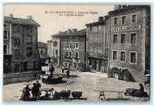 c1910 Church Square A Corner of the Hall La Chaise-Dieu France Postcard picture