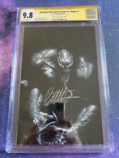 Amazing Spider-Man: Venom Inc Omega #1 CGC 9.8 NM/MT Virgin Variant  Signed Copy picture