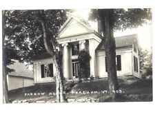 c1930s Farrow House Peacham Vermont VT RPPC Real Photo Postcard UNPOSTED picture