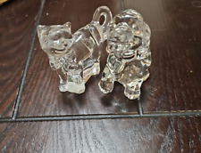 Lenox full lef crystal Mage in Germany Princess house Figurines Cat and Dog picture
