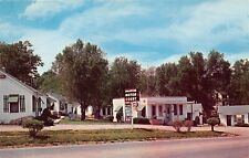 Branson, MO Missouri Motor Court Motel Taney County Ozark Vtg Postcard X3 picture