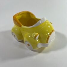 Vintage Napco Yellow Ceramic Convertible Car Planter Candy Dish picture
