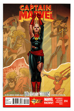 Captain Marvel #14 - 1st cameo appearance Kamala Khan - KEY - 2013 - NM picture