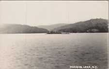RPPC Paradox Lake, New York NY 1942 Real Photo Postcard 7643.1 MR ALE picture
