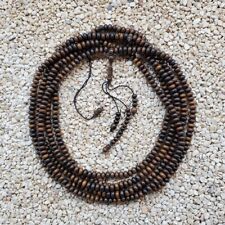 Rare 500 Roundel Dhikr Beads Kemuning Hitam Islamic Tasbih Black Gold Wood picture