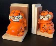Vintage Garfield The Cat Bookends Extremely Rare Jim Davis-GREAT CONDITION picture