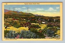 Typical Arizona Ranch Scene c1949 Vintage Souvenir Postcard picture