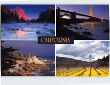 Postcard famous Places in California USA picture