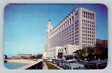 Columbus OH, Riverside, City Hall, LeVeque Lincoln Tower, Ohio Vintage Postcard picture
