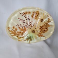 VTG Jeanne Ocker Dried Flower Resin Trivet Soap Keys Dish  'California Original' picture