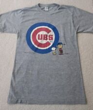 Vintage 80’s Chicago Cubs - Peanuts Charlie Brown Snoopy T-Shirt - Adult Small picture