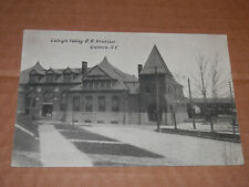 GENEVA NY - 1907-1915 ERA POSTCARD  - LEHIGH VALLEY RAILROAD STATION picture