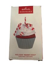 2022 Hallmark Christmas Ornament Holiday Merry-Mint Christmas Cupcake picture