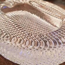 Vintage Comoy's Of London Heavy Italian Art Glass Crystal Cigar Pipe Ashtray picture
