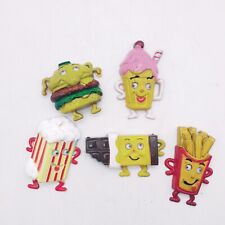 Vintage Giftco Inc Set of 5 Junk Food Refrigerator Magnets With Googley Eyes picture