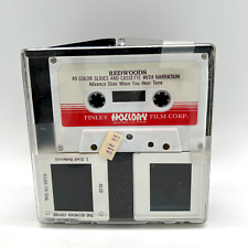 Vintage REDWOODS Trees 40 Color Slides And Cassette with Narration - 1984 picture