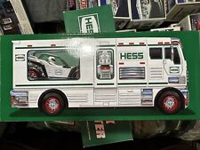 Hess 2018 Toy Truck - RV with ATV and Motorbike  Lights Loading Ramp New picture
