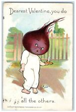 1912 Valentine Beet Head All The Others Curtis Tuck's Postville Iowa IA Postcard picture