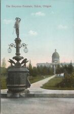 Breyman Fountain Salem OR Capitol Oregon c1910s Germany postcard H22 picture