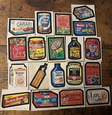 1974 topps wacky packages. 19 Stickers picture