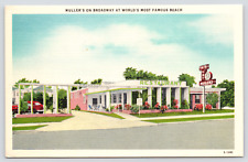 Postcard Muller's on Broadway at World's Most Famous Beach Miami Florida picture